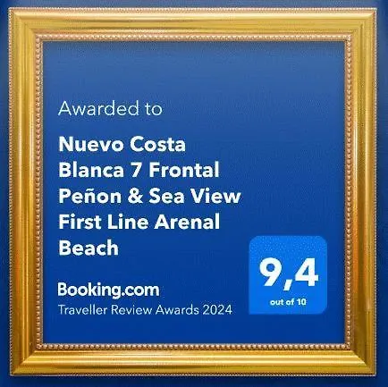 Nuevo Costa Blanca 7b Frontal Penon & Sea View First Line Arenal *