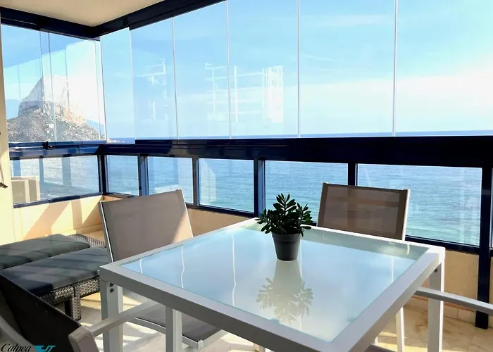 Apartment Nuevo Costa Blanca 7b Frontal Penon & Sea View First Line Arenal Calp