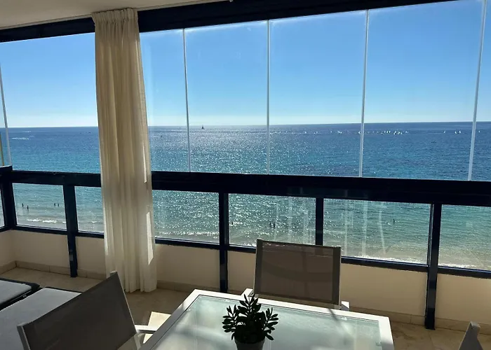 Nuevo Costa Blanca 7b Frontal Penon & Sea View First Line Arenal Apartment
